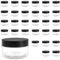 FUNSUEI Lot de 30 Boîtes à Cosmétiques en vides de 100 ml en plastique transparent avec couvercle, petite boite plastique, petit pot pour maquillage et crème, 7,1 x 4,2 cm