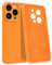 MyGadget Custodia in Silicone compatibile con iPhone 15 Pro [Quadrupla Protezione] - Case Rigido con Fodera in Microfibra - Cover Arancio