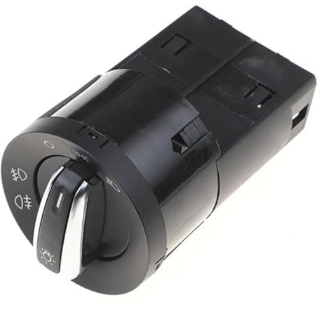 BILKAR Interruttori Pulsante Auto Compatibile con per Polo 6R 6C per UP 2011 2012 2013 2014 2015 2016 Faro Fendinebbia Pulsante Interruttore Faro Auto 3BD941531A 6RD94153