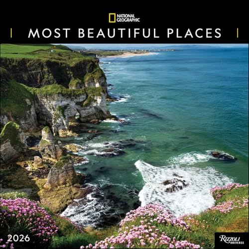 National Geographic: Most Beautiful Places 2026 Wall Calendar