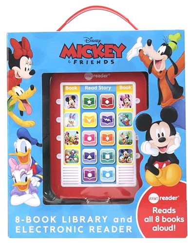 Disney Mickey Mouse - Me Reader Electronic Reader and 8 Sound Book Library - PI Kids (Me Reader and 8-Book Library)