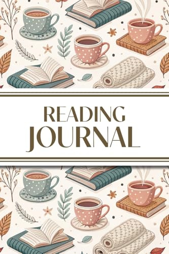 Reading Journal (Tea, Books, and Foliage): 6x9 Book Lover's Diary; Book/Series Reviews, Reading Tracker, Favorite Book List, Favorite Quotes, Reading Challenges, and More!