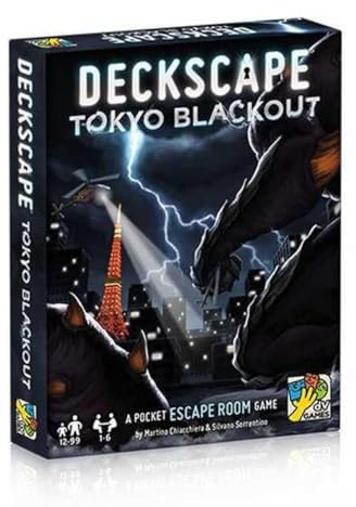 daVinci Editrice Deckscape: Tokyo Blackout | Esape Room Partyspiel | ab 12 Jahren | 1–6 Spieler | 60 Minuten Spieldauer