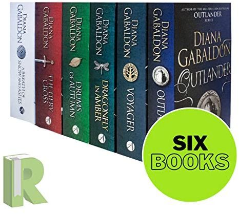 Outlander Series Collection 6 Books Set by Diana Gabaldon (Outlander, Dragonfly In Amber, Voyager, Drums Of Autumn, The Fiery Cross, A Breath Of Snow And Ashes)