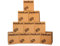 StorePAK Medium Storage Boxes - Archive Cardboard Boxes with Handles, 64 litres - 100% Recyclable - H40.5 x W40.5 x D40.5 cm, Brown, 64 Litres (Medium) (Pack of 10)