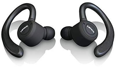 Lenco EPB-460 Bluetooth Kopfhörer - True Wireless In-Ear Kopfhörer mit Lade-Etui 1800mAh - 6 Stunden Spielzeit - IPX5 Wasserdicht - Bluetooth V.5 - Sport Ohrhörer