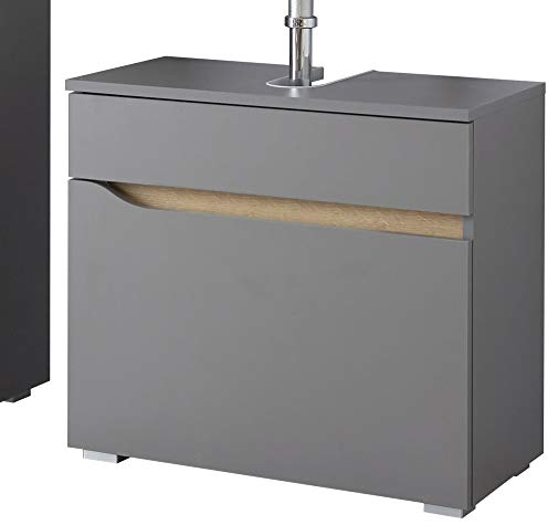Pelipal - Capri - Waschbecken-Unterschrank, 60 cm, 1 Auszug, Syphonausschnitt - Badmöbel