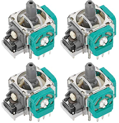 ASHATA 4PCS 3D-Potentiometer für analoge Joystick-Sensormodule für One-Ersatz, analoge drahtlose 3D-Joystick-Controller-Wippe für One