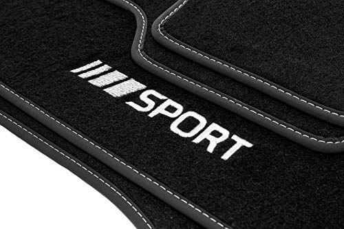 Sport Velour Fußmatten Satz für Mercedes-Benz CLK W209 (2002-2009) - 4-teilig - Passgenau