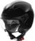 Nexo Jethelm Motorradhelm Helm Motorrad Mopedhelm Demi Jet Helm City II schwarz XXL, Unisex, Chopper/Cruiser, Ganzjährig, Thermoplast