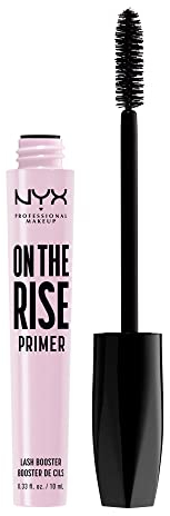 NYX Professional Makeup On The Rise Lash Booster, Applicable en Primer ou en Booster Avant et Après le Mascara, Pour des Cils Renforcés et Allongés, Enrichi en Huile de Ricin, Formule Vegan, Gris