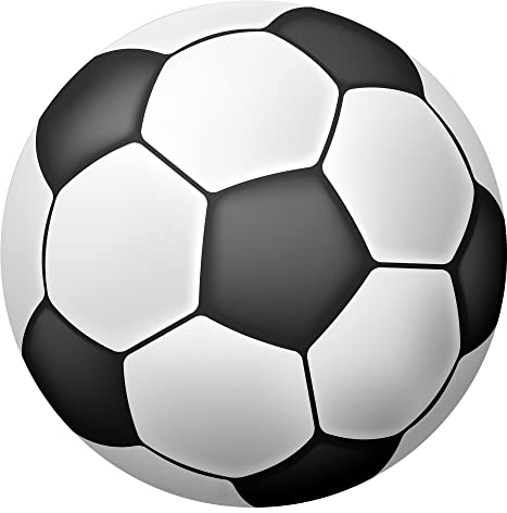 J&M DECO Tortenaufleger Geburtstag - Fußball Tortendeko - Geburtstagskuchen Deko aus Fondant - Rund 20 cm - Esspapier Tortendeko - Tortenaufleger Fussball - Cake Decoration