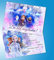 WESKEY Einladungskarten 10er-Set, 10 Umschläge für Kindergeburtstage, kompatibel mit Frozen, Eiskönigin, Format DIN A6, Postkarte 148 x 105 mm