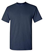 Gildan Blank T-Shirt - Unisex Style 5000 Adult, Navy*, Large