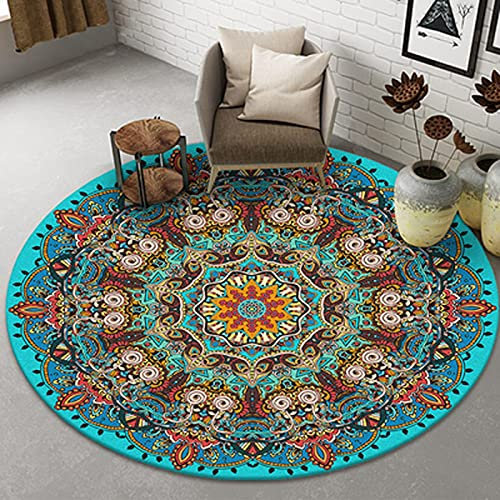 Klassische Bereich Teppiche 80 cm 100 cm 120 cm 140 cm 160 cm 180 cm 200 cm Runde Teppich für Wohnzimmer Schlafzimmer Home Boden Rutschfeste Matten Weiche Yoga Matte Hängende Korb Stuhl Matte