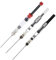3Pcs Fountain Pen Ink Filler Spring Ink Auxiliary Absorber Tool with Metal for Ink Converter