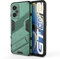 GOKEN Funda para Realme GT2 / Realme GT Neo 2, PC + TPU Silicona Tough Armor Protección Carcasa, Robusta Antigolpes Estuche con Soporte Vertical y Horizontal, Verde