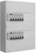 Tableau 2 rangées pré-équipé 2 inter. diff. 63A + 10 disjoncteurs