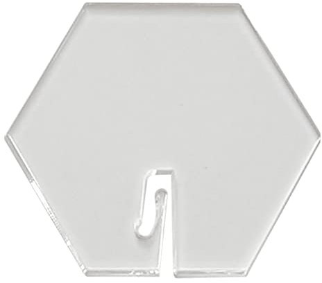 30pcs of Champagne Place Cards,Clear Acrylic Wine Escort Cards,Champagne Wall - Drink Name Tags (Hexagon)