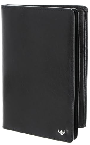 Golden Head Leder Ausweisetui Colorado RFID Protect Brieftasche mit RV 4041 Schwarz