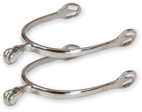 Horses Sporen für Damen, vertikales Rad, 2,5 cm, strapazierfähiges Material, bequem und effizient, hält die Sporen an Ort und Stelle, italienisches Design