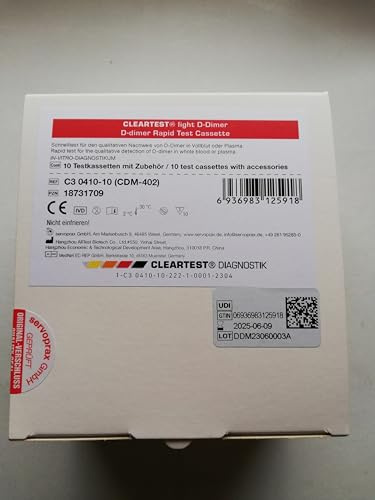 D-Dimer Cleartest light 10 Stück/Packung