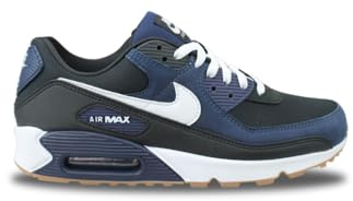 Nike - Air Max 90 Essentia - 537384146 - Farbe: weiß-blau-pink - Größe: 5,5, Weiß, Blau, Pink, 39 EU