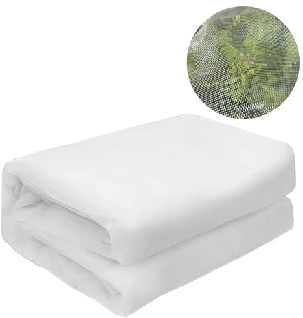 Vocray Gartennetz 2x3M, Moskitonetz Feinmaschig, Pflanzenschutznetz für Gemüse, Blumen, Früchte, Insektennetz für Gartendecke, Terrasse, Balkon & Fenster, Vogelschutznetz für den Garten.