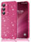 Eherui Coque de protection pour Samsung Galaxy S23 5G pailletée, en silicone TPU anti-traces de doigts, anti-chocs, fine résistante aux rayures et violet rose