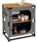 CAMPLIFE Capri Küchenbox | Campingschrank Campingküche Reiseküche faltbar mit Aluminiumgestell | Outdoor Küchenschrank Camping Küche Miniküche für Vorzelt inkl. Tragetasche (XS)
