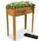 STREND PRO Aiuola rialzata per balcone | 98 cm (A) x 40 cm (P) x 84 cm (L) | Aiuola in legno con telo impermeabile | Piccola aiuola rialzata stretta, ideale per balconi, terrazze e giardini