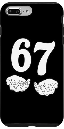 Six Seven 6 7 Funny 67 Gen Alpha Slang 6-7 Meme School Case for iPhone 7 Plus/8 Plus