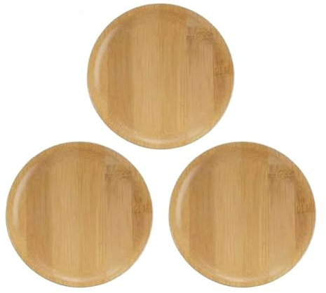 Ayfunkey 3 Pcs Wine Glass Charcuterie Topper, Charcuterie Wine Glass Topper, Bamboo Wine Glass Topper Wine Glass Topper Plate