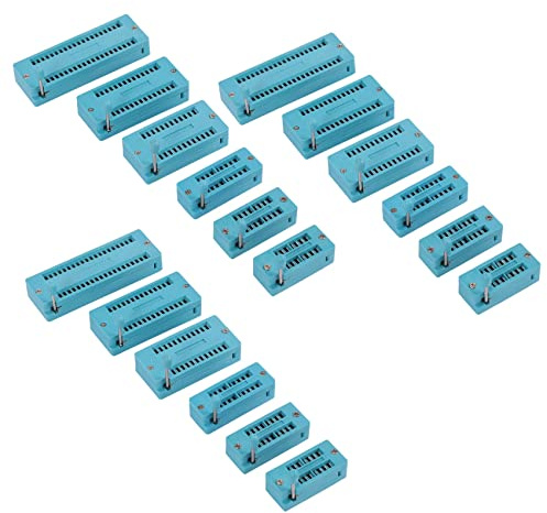 ISTOVO 18PC Universal 14/16/18/24/28/40 Pin IC Test Universal ZIF Socket Hot Home Improvement