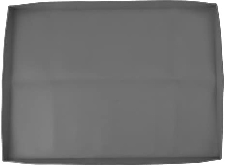 Tapis de cuisson en silicone robuste pour barbecue, protège votre plaque de cuisson des rongeurs, des débris et de la rouille, toutes saisons. (22 pouces Gris)