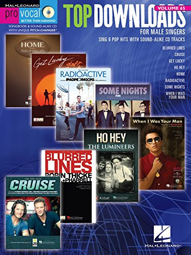 Pro Vocal Men's Edition Volume 65: Top Downloads: Noten, CD, Songbook für Gesang (Hal Leonard Pro Vocal, Band 65)