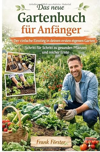 Das neue Gartenbuch für Anfänger: Der einfache Einstieg in deinen ersten eigenen Garten Schritt für Schritt zu gesunden Pflanzen und reicher Ernte