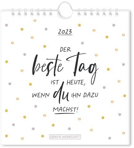 Postkartenkalender 2023 Der beste Tag: Postkartenkalender