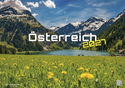 Österreich Kalender 2027 - Alpenpanorama - Premium Wandkalender im Format DIN A2 (Extragroß: ca. 60cm x 42cm)