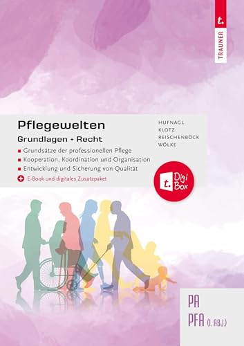 Pflegewelten - Grundlagen + Recht PA/PFA (1. ABJ.): Grundsätze der professionellen Pflege, Kooperation, Koordination und Organisation, Entwicklung und Sicherung von Qualität