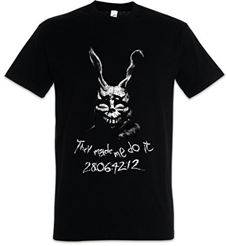Urban Backwoods Frank The Rabbit Herren T-Shirt Schwarz Größe 5XL