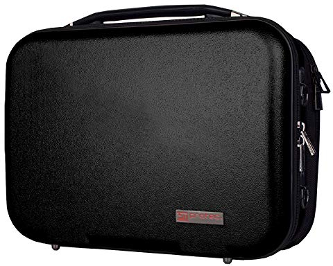 Protec ZIP Bb Klarinette ABS-Koffer mit herausnehmbarem Notenfach schwarz