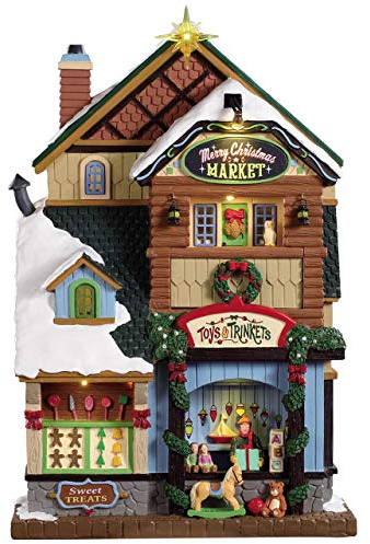 Lemax Christmas Village Merry Christmas Market - 95471