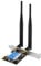 Adaptador de red PCI Express, Adaptador PCI Express de doble banda con velocidad de hasta 433 Mbps 2.4G/5G Tarjeta de red con adaptador Bluetooth 4.0 Wi-Fi, Tarjeta de red PCIE para computadoras de es