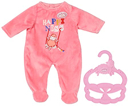 Baby Annabell Little Strampler pink, Puppen-Anzug mit Kleiderbügel für 36 cm Puppen, 706312 Zapf Creation
