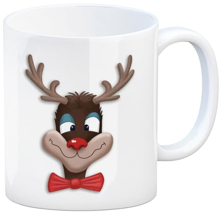 speecheese Glühweintasse mit betrunkenem Rentier und lustigem Spruch als Wichtelgeschenk für Freunde von Weihnachten und Weihnachtsmärkten die gerne mal einen Glühwein zu viel trinken