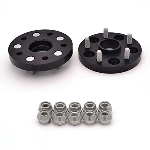 H&R DRM-System Spürverbreiterungsatz 30mm pro Achse - Lochkreis 5x114,3 - Mittenzentrierung 67,1mm - System M12x1,5 - kompatibel mit Hyundai/Kia - Schwarz
