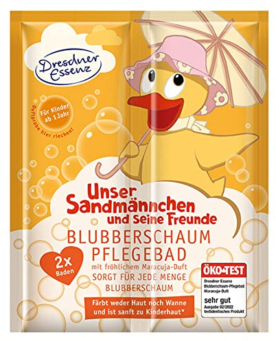 Dresdner Essenz Pflegebad Sandmännchen Maracuja-Duft 60 g Badezusatz vegan