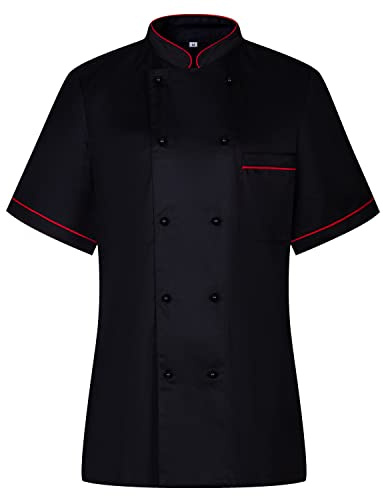 Misemiya Veste de Cuisine Femme MZ-849B