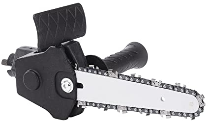 Herramienta de modificación de motosierra eléctrica, kit portátil de 6 pulgadas, accesorio de taladro de motosierra para madera, negro B
